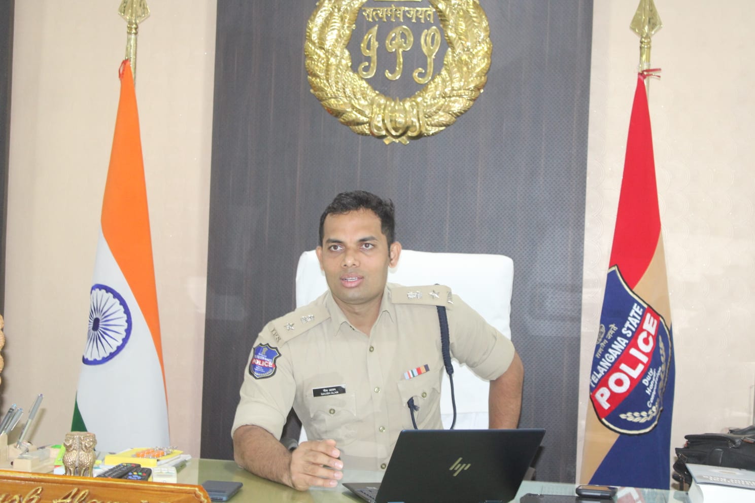 GAUSH ALAM, I.P.S , SP Adilabad